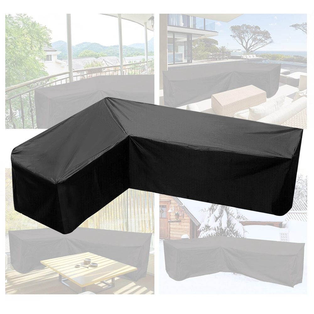 Waterproof Furniture Covers Rainproof Anti-UV Outdoor L Shape Corner Sofa Cover Rattan Patio Garden All-Purpose Protective Covers