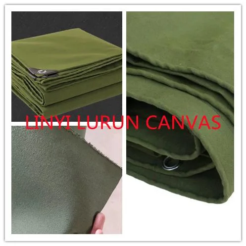 Fire Retardant and Waterproof Polyester Canvas Tarp Cover