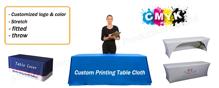 Stretch Spandex Table Cover for Rectangular Fitted Folding Tables, Wrinkle Resistant, Elastic Stretchable Patio Tablecloth Protector for Party, Banquet.