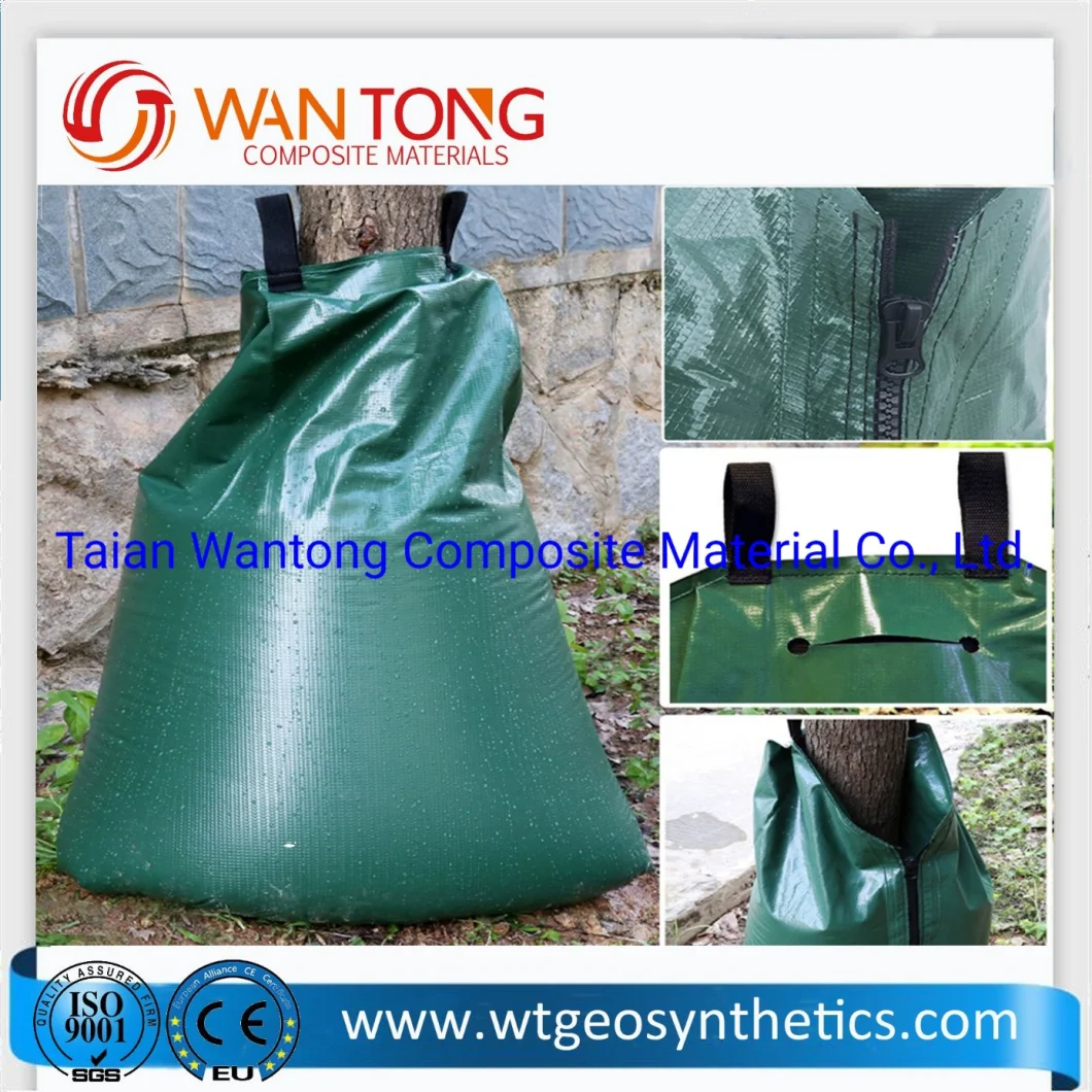 25 Gallon PVC Tarpaulin Tree Watering Drip Irrigation Bag, 100L Size-Plus Slow Release Water Drip Bag for New Planted Trees