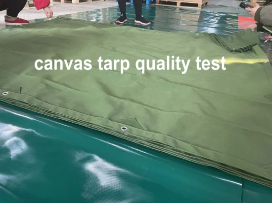 Heavy Duty Water Resistant 10oz Green Canvas Tarp 10X 12FT