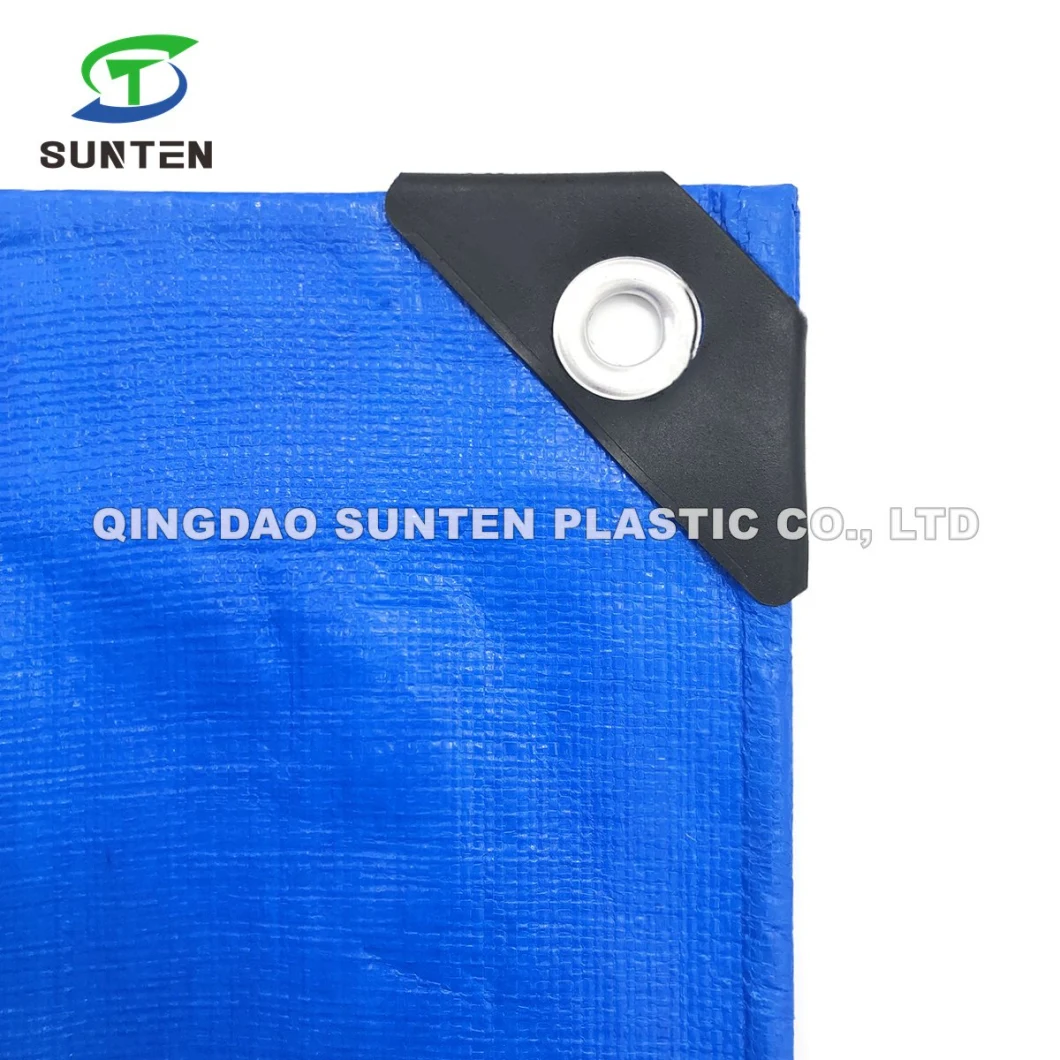 Waterproof/UV Resistant Plastic/PE/HDPE/Polyethylene/Poly Canvas Tarp for Truck, Lorry/Car/ Canopy Cover, Tent, Awnings, Pond/Pool Liner
