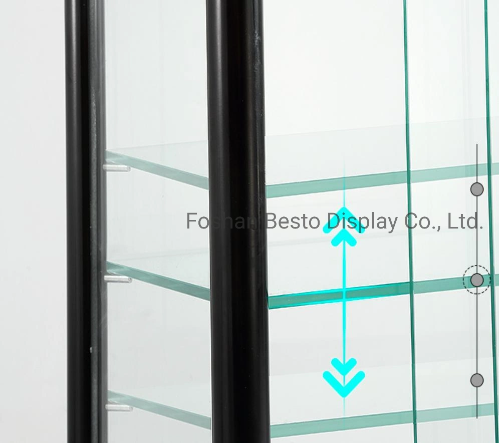 China Retail Display Wholesale Glass Display Case for House Collection, Retail Store Display, Shops Storage with Door to Door Price
