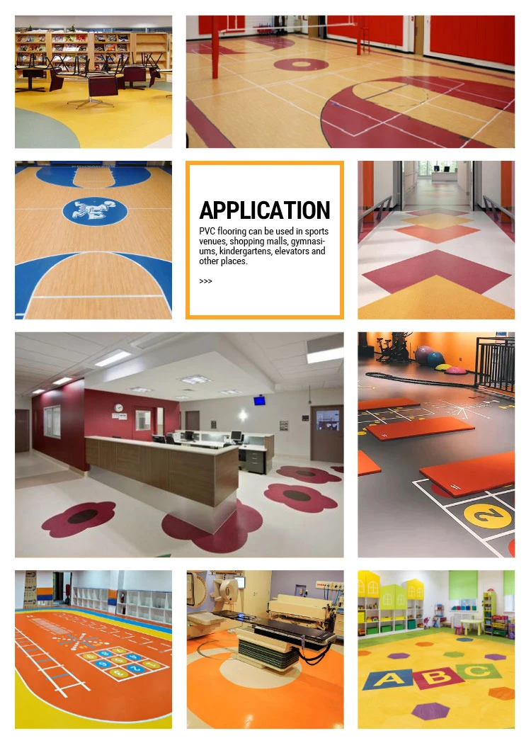 Ittf Approved Indoor Anti-Slip Table Tennis Court Flooring PVC Vinyl Sports Flooring