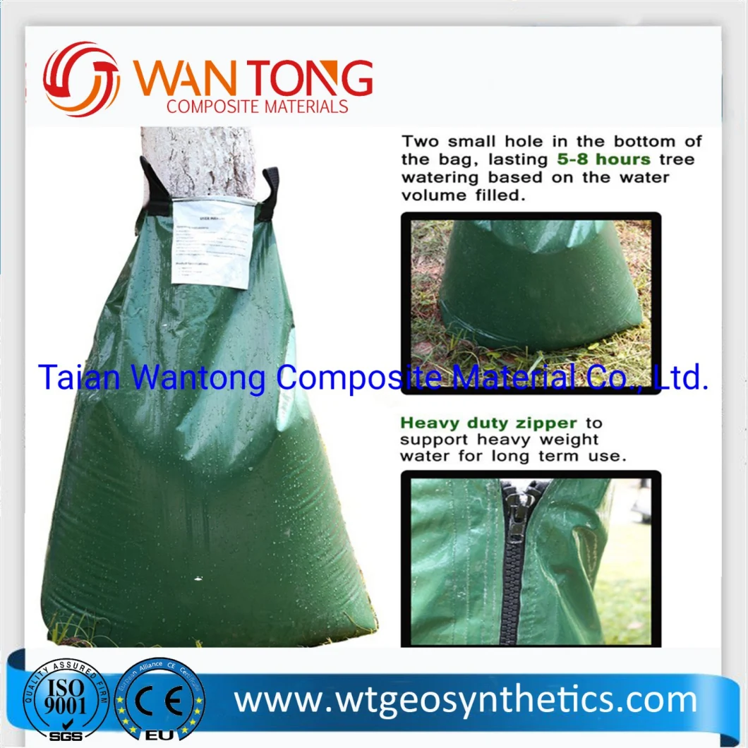 25 Gallon PVC Tarpaulin Tree Watering Drip Irrigation Bag, 100L Size-Plus Slow Release Water Drip Bag for New Planted Trees