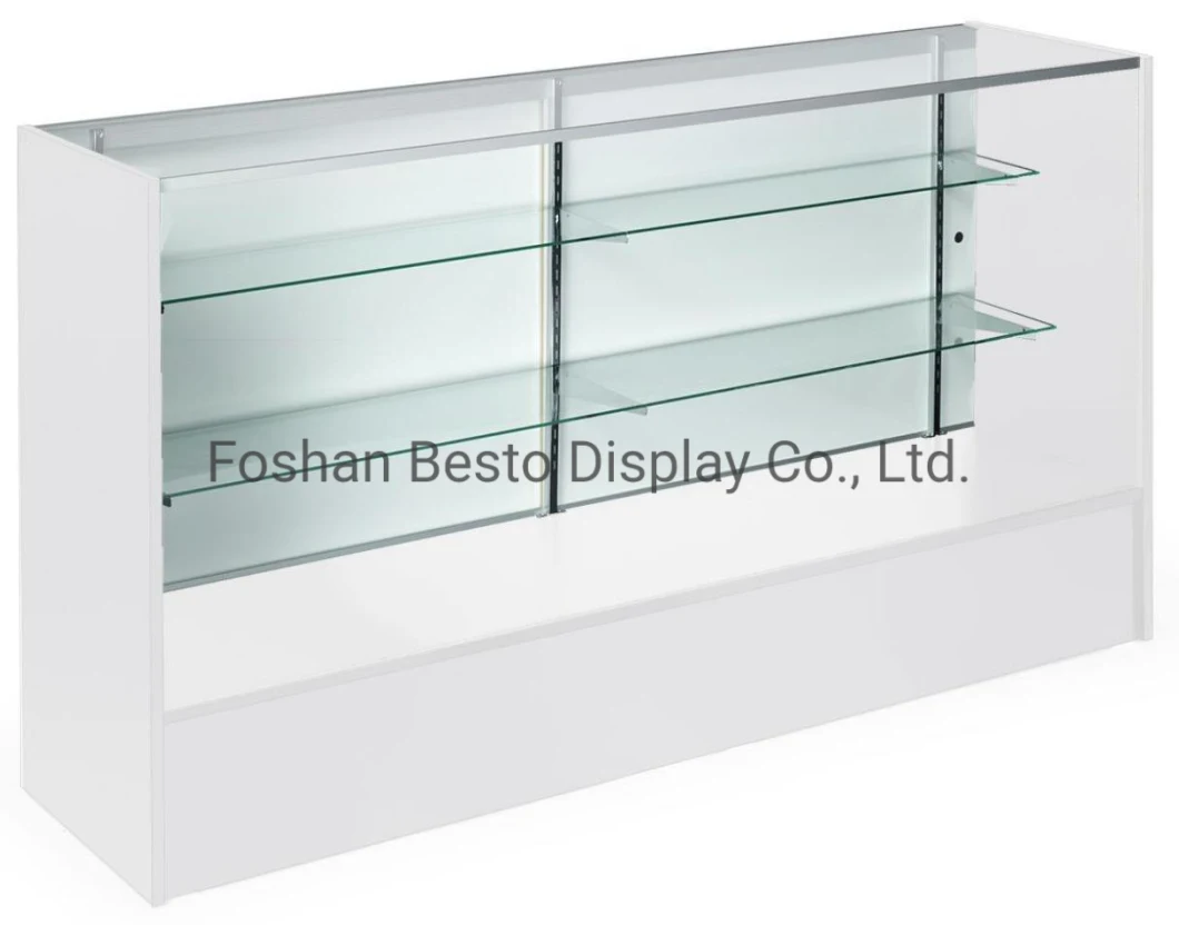 Retail Display Counter Glass Showcase Display Case for Vape Store, Smoke Store, Retail Store, Jewelry Displa, Electronics Store, Clothes Store, Shoes Store.