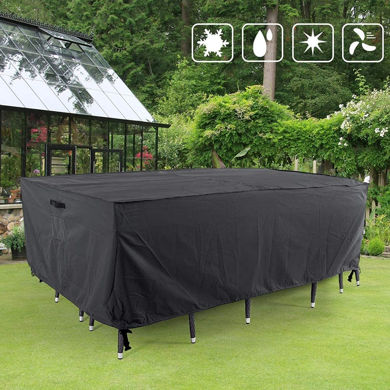 Rectangular Patio Heavy Duty Table Cover Waterproof Outdoor Cover