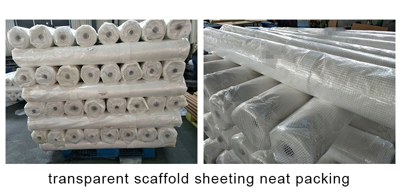 High Quality 4X45m Containment Reinforced Poly Sheeting Scaffolding Construction Tarps for Australian Market