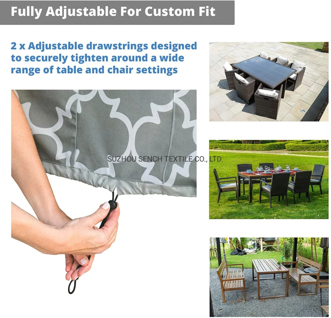 Rectangle Patio Table Cover, Heavy Duty Outdoor Table Covers Waterproof Rectangular, Durable &amp; Fade Resistant Outdoor Dining Table Cover
