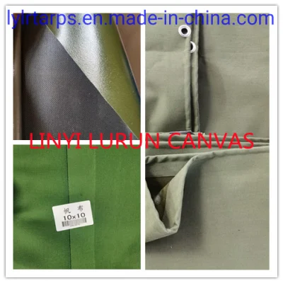 Fire Retardant and Waterproof Polyester Canvas Tarp Cover