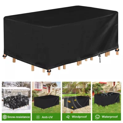 Outdoor Patio Waterproof Cover Garden Furniture Cover Dining Set Cover Sofa Table and Chair Dust Cover 38sizes