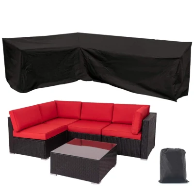 Waterproof Furniture Covers Rainproof Anti-UV Outdoor L Shape Corner Sofa Cover Rattan Patio Garden All-Purpose Protective Covers